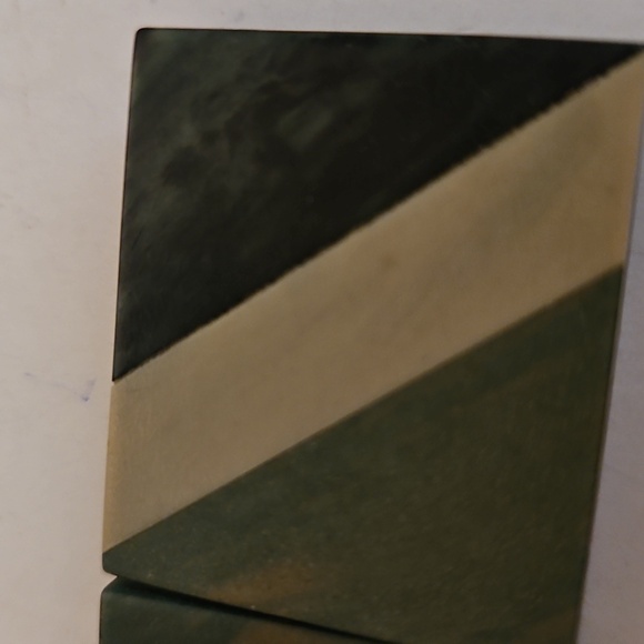 Brown & Blonde Wood Vintage Belt Buckle (I THINK) - Picture 5 of 7